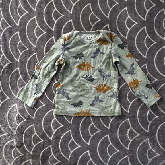 Baby Girl Multicolor Crew Neck Short/Long Sleeve Button Up Bundle Tops Sz 12M-2T - Picture 10 of 16